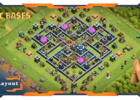 Top TH13 Farming Base: Hybrid & Legend League Layout #19021