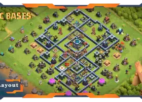 Unbeatable TH13 Anti 3 Star Base: Hybrid Layout & Link #19023