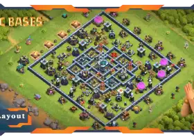 Top TH13 Hybrid Base: Anti 3 Star Layout for Legends #19031