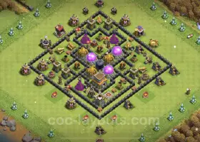 Max TH8 Farming Base Copy - Anti Everything Layout 2023 #19035