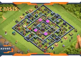 Top Farming Base TH13 Layouts: Hybrid & Legend League #19043