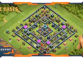 Top TH13 Farming Base: Hybrid & Legend League Layout #19053