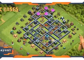 Top TH13 Defense Base: Anti Trophy & Everything Layout #19056