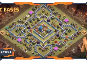 Top TH12 War Base: Anti 2 Star Layout for Clash of Clans #19063