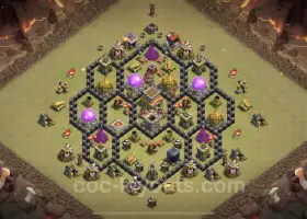 Best TH8 Anti 2 Stars War Base 2023 - Clash of Clans #19065