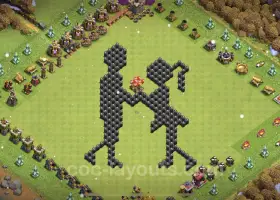 Best Funny TH8 Troll Base with Copy Link - Clash of Clans #19092