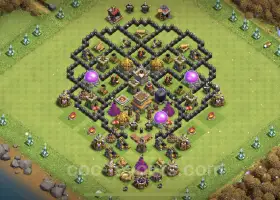 TH8 Farming Base Design 2023 - Anti Everything Layout #19107