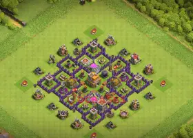 Town Hall 7 Progress Base for Clash of Clans - Copy Now! #19124