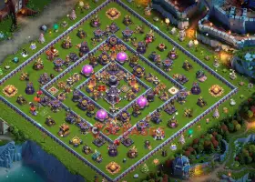 Top Town Hall 15 Farming Base | Clash of Clans Copy Link #19186