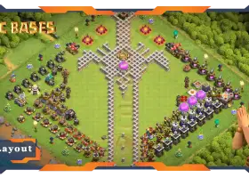 Top TH11 Funny Troll Base - Clash of Clans Layout #19250