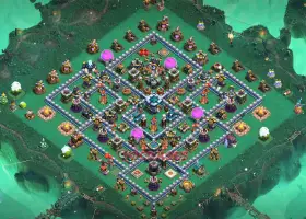 Top Town Hall 13 Hybrid Base - Clash of Clans Copy Link #19261