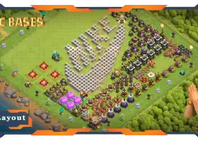 Top TH11 Troll Base: Nike Logo Layout for Clash of Clans #19263