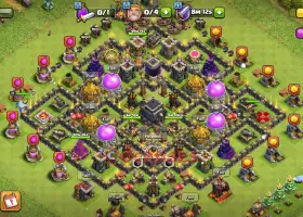 Top Town Hall 9 Hybrid Base Layouts - Clash of Clans #19268