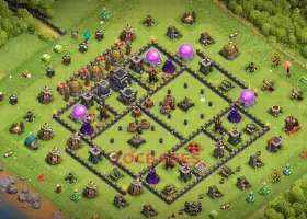 Top Town Hall 9 War Base for Clash of Clans | Copy Link #19277