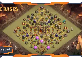 Top TH10 War Base: Anti 2 Stars & Air Defense Layout #19278