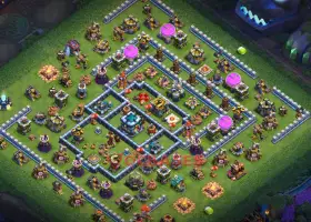 Top Town Hall 13 War Base for Clash of Clans - Copy Link! #19305