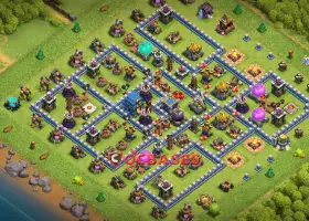 Town Hall 12 Base: Anti-Ground Farming & 3-Star Defense #19311