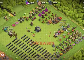 Clash of Clans Town Hall 9 Progress Base & Copy Link #19319