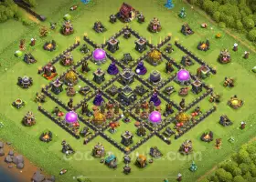 Best TH9 Anti 3 Stars Base 2024 - Clash of Clans Guide #19330