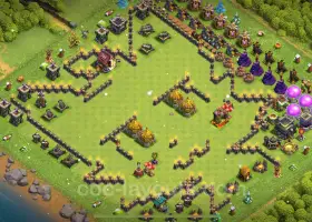 Top Funny Troll Base TH9 with Link - Clash of Clans 2024 #19337