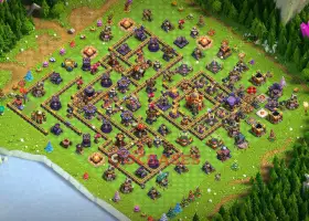 Top Town Hall 16 Trophy Base | Clash of Clans #19339