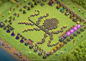 Top Funny TH9 Troll Bases & Links - Clash of Clans 2024 #19351