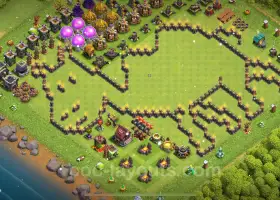 Best Funny TH9 Troll Base Links 2024 - Clash of Clans #19355