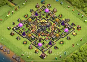 Best Anti 2 Stars TH9 Base - Hybrid Layouts for 2024 #19362