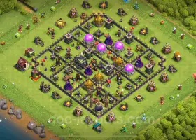 Best TH9 Hybrid Base 2024: Anti-Everything & Link #19368