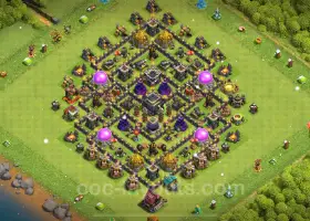 Top TH9 Anti-Dragon Hybrid Base Link - Clash of Clans 2024 #19377