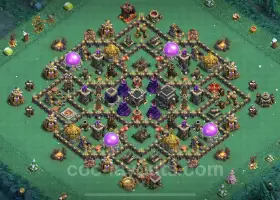 Top Anti-Dragon TH9 Hybrid Base Link - Clash of Clans 2023 #19383