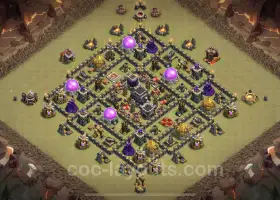 Best TH9 Anti 2 Stars War Base 2023 - Link & Defense Tips #19385