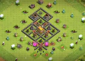 Best Town Hall 6 Trophy Base | Clash of Clans Setup #19396