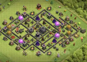 Best Anti 3 Star TH9 Bases 2023 - Clash of Clans #19417