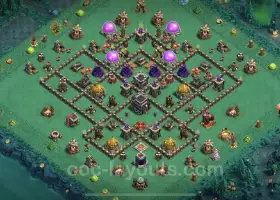 Best Anti 2 Stars TH9 Base 2023 - Clash of Clans #19418