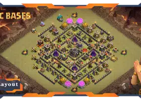 Top War Base TH9 Max Levels: Anti Everything Layouts #19419