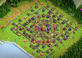 Top Town Hall 16 Trophy Base Designs for Clash of Clans #19420