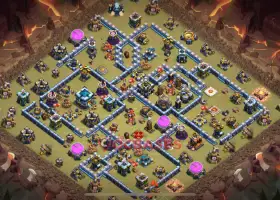 Town Hall 13 CWL Base: Anti 2-Star Strategies - Clash of Clans #19425