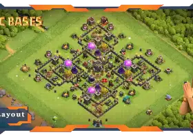 Top TH9 Farming Base: Hybrid & Anti-3 Stars Layouts #19445