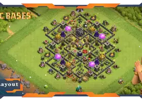 Top TH9 Farming Base: Hybrid & Anti-Everything Layout #19449