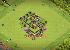 Top Town Hall 4 Trophy Base - Clash of Clans Guide #19456