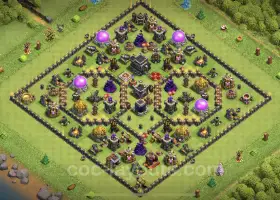 Max TH9 Farming Base - Anti Everything & Hybrid Layout 2023 #19468