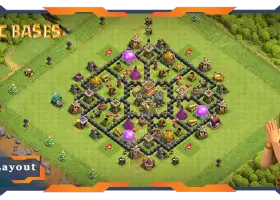 Top Anti Trophy TH8 Base: Hybrid Layout & Defense Guide #19512