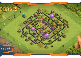 Best TH8 Defense Base: Anti-Everything Hybrid Layout #19516