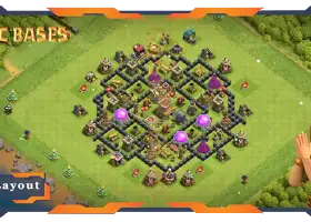 Top TH8 Defense Base: Hybrid Anti-Everything Layout #19522