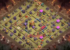 Top Town Hall 16 War Base Layouts - Clash of Clans #19534