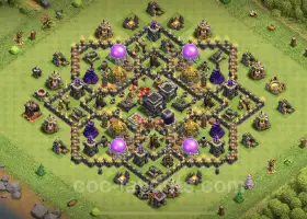 TH9 Max Farming Base - Anti 3 Stars & Air Defense 2023 #19571