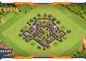 Top TH7 Farming Base & Hybrid Layout | Clash of Clans #19576