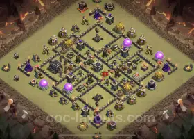 Best TH9 War Base 2023: Anti Everything with Link #19578