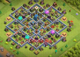 Best Town Hall 12 Farming Base: Compact & Anti-Ground #19587